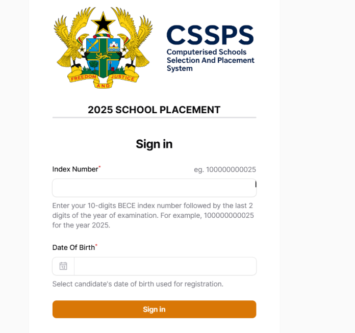 CSSPS-new-portal-for-BECE-Placement