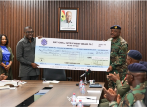 NIB Strengthens Ties with Ghana Armed Forces, A GH¢1 Million Commitment to Housing and Financial Growth