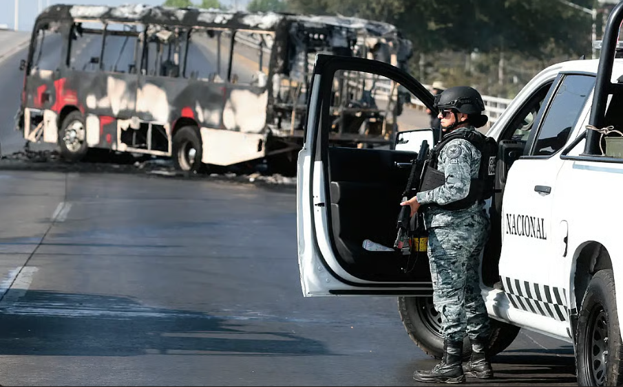 Mexican troops