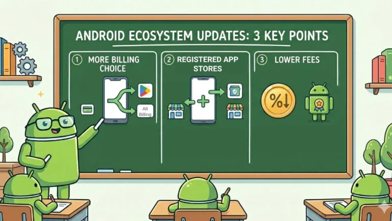 Major Google Play Store Changes End 30% Fees, Third-Party Stores Easier to Use