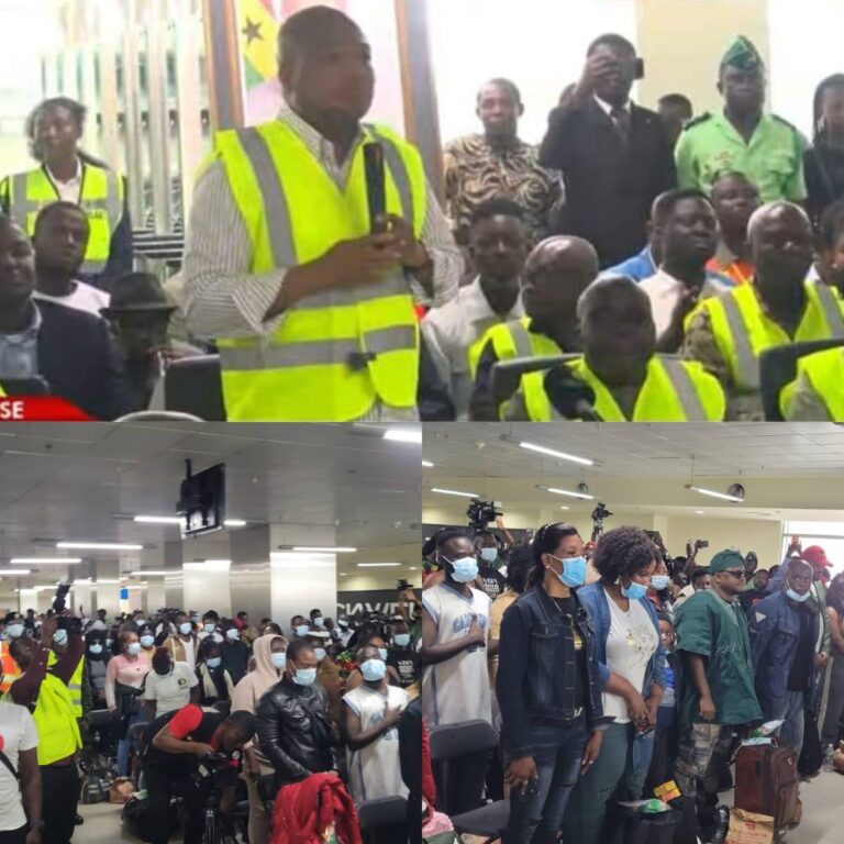 300 Ghanaians arrive home from South Africa