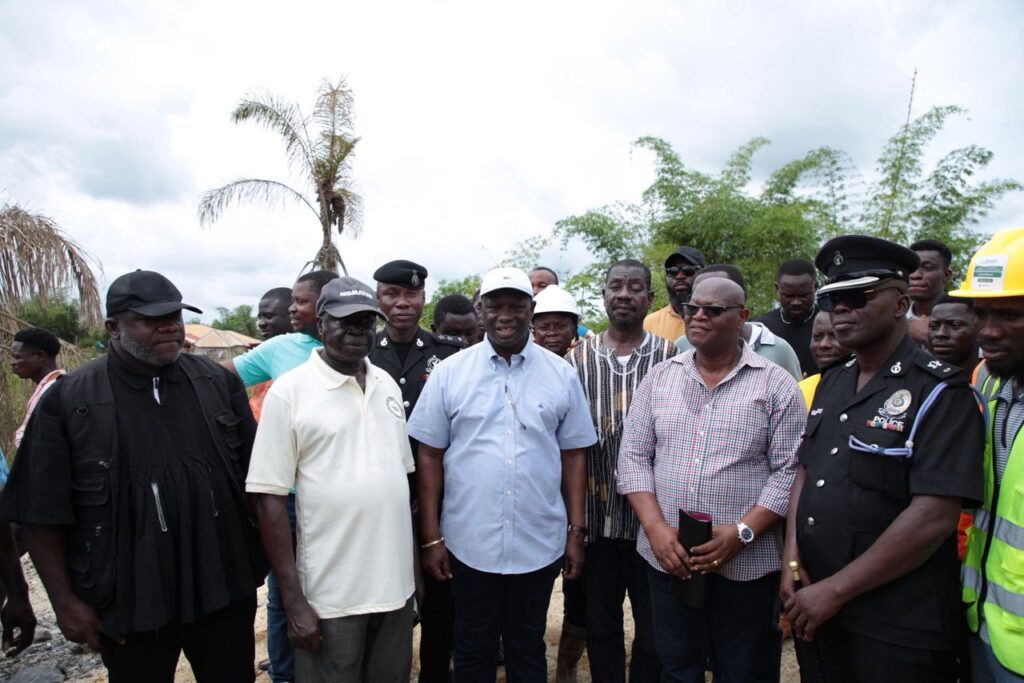 Government begins 800-acre reclamation project at Nkroful